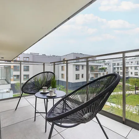 Апартаменты Klimatyczny Na Wilanowie Parking & Balkon By Renters Варшава
